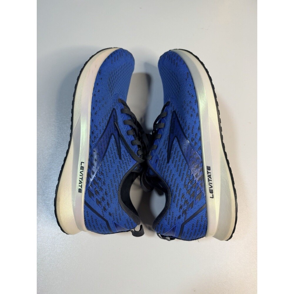 Brooks Levitate GTS 5 Support Running Shoes Blue Navy White Mens Size 8